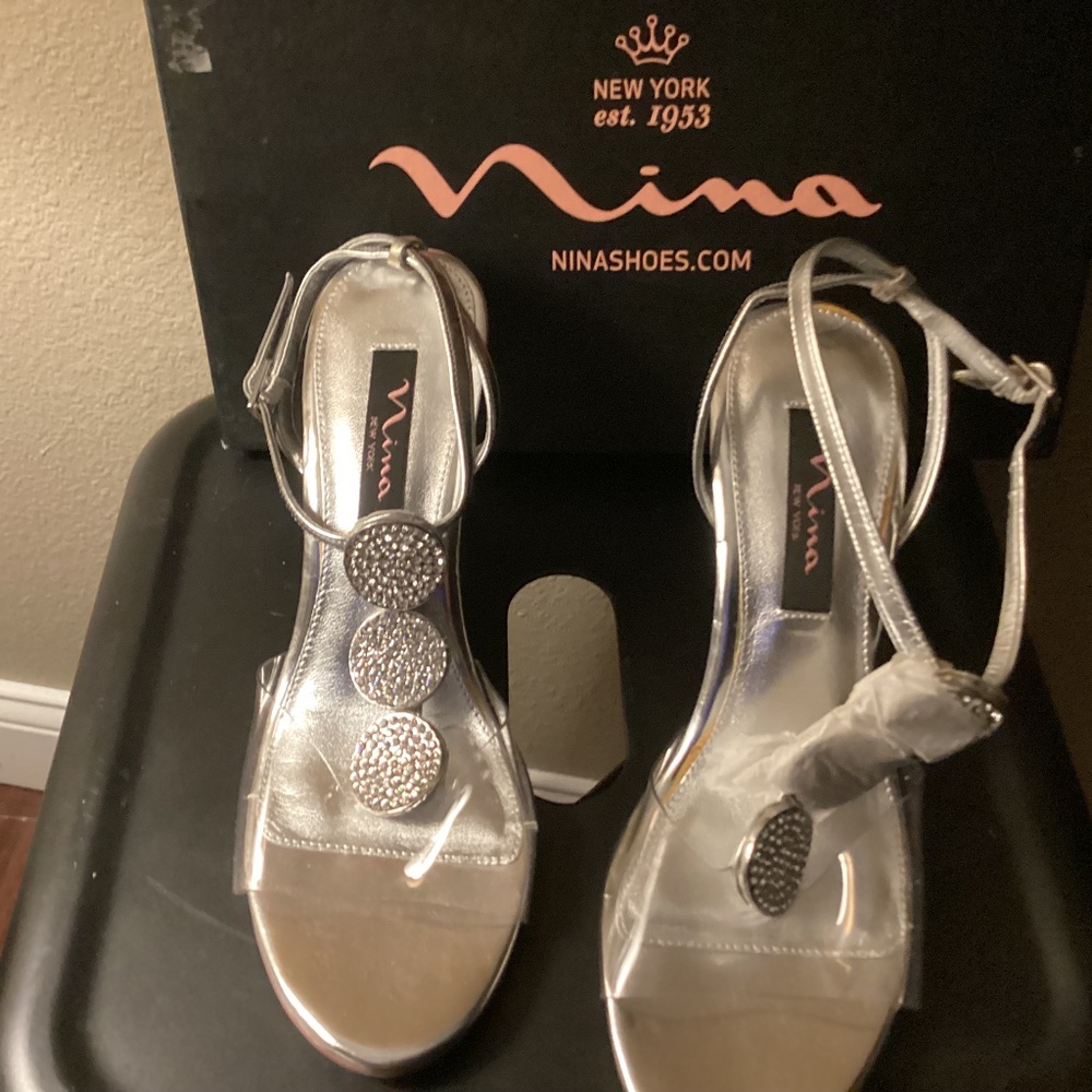 Nina open toe ankle strap  shoes